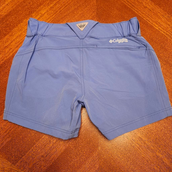 Women's Columbia Periwinkle Athletic Shorts Size 2 A2 - Picture 3 of 3